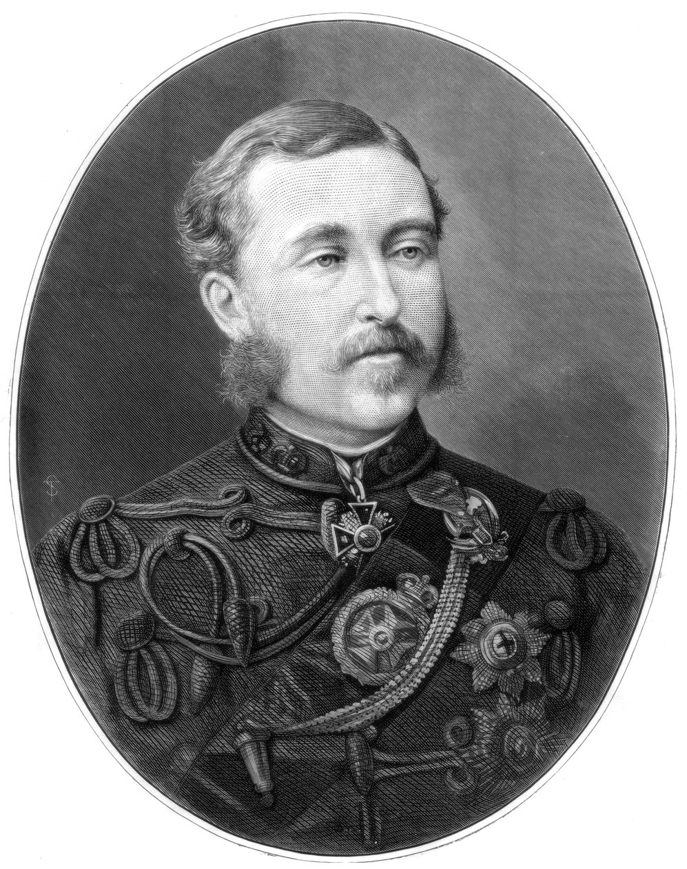 Hertigen av Connaught, brittisk soldat, 1875 av Unbekannt