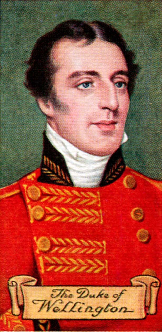 The Duke of Wellington, hämtat från en serie cigarettkort, 1935 av Unbekannt