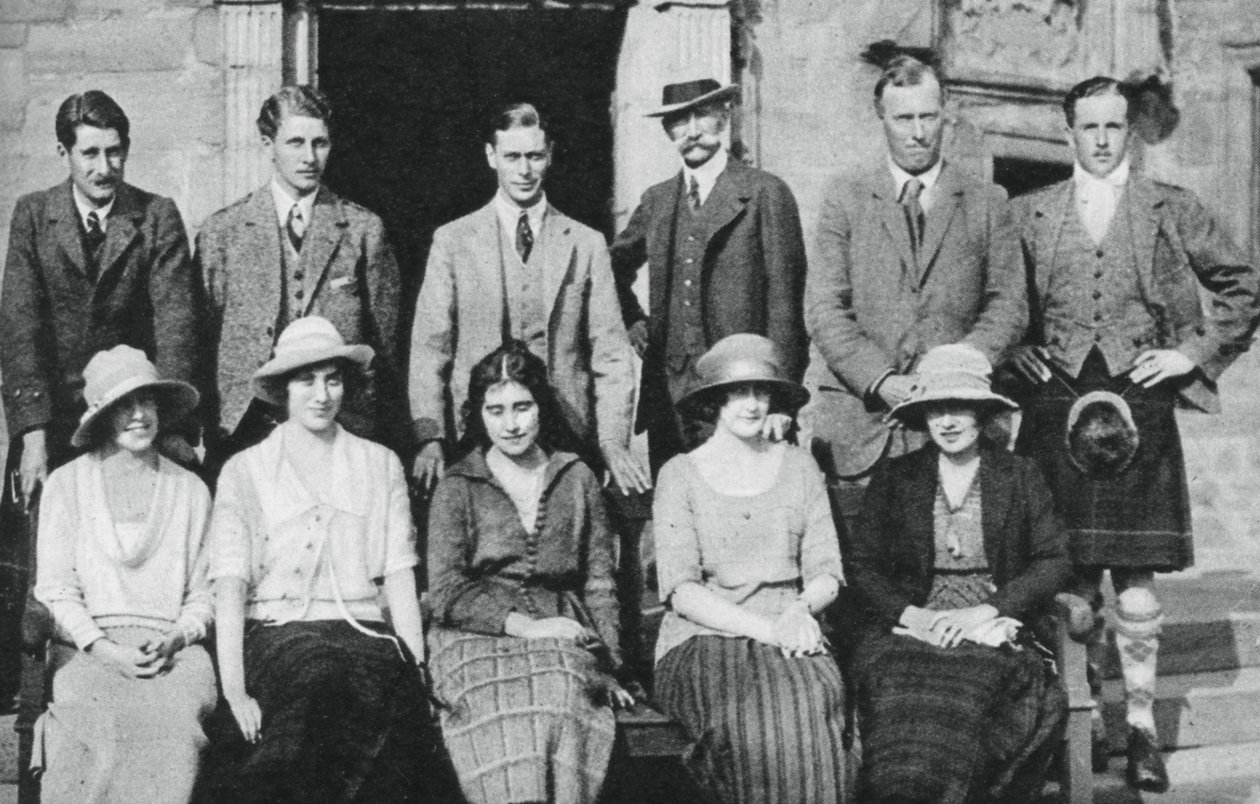 Hertigen av York med skottfesten Earl of Strathmores, Skottland, 1921 av Unbekannt