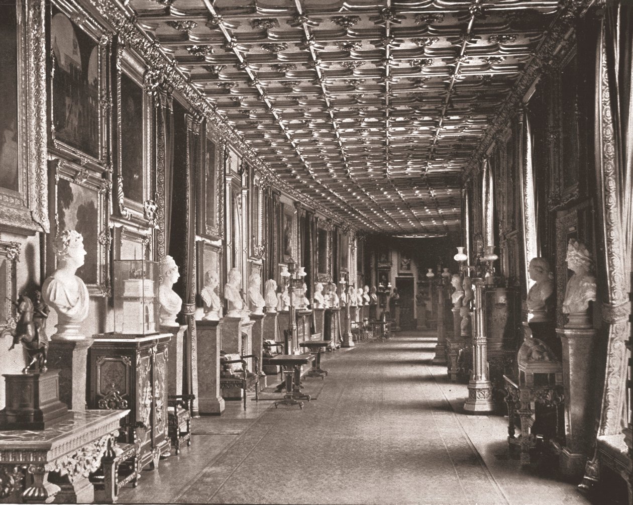 Östra korridoren, Windsor Castle, Berkshire, 1894. av Unbekannt