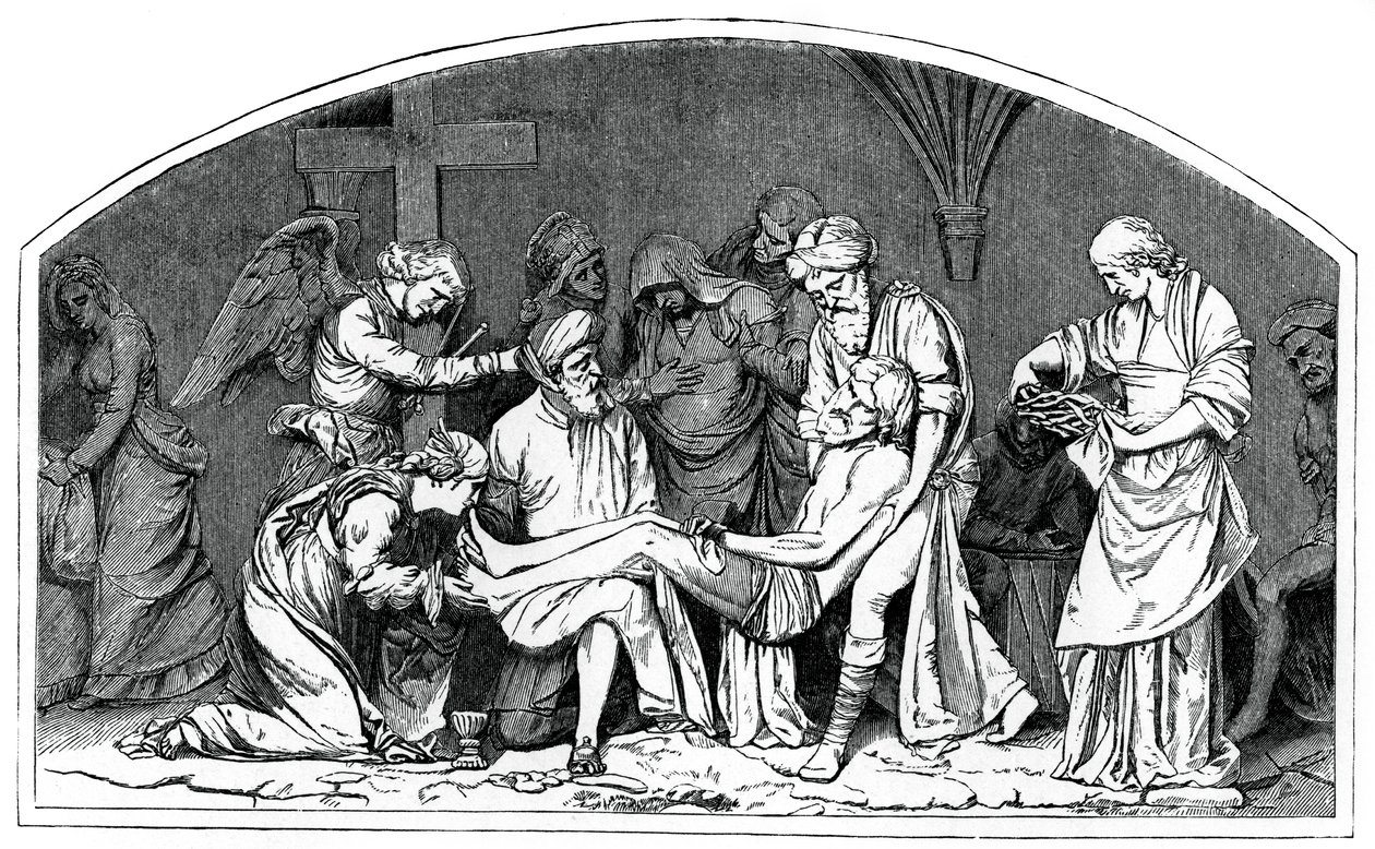 Påskgraven, 1554-1564, 1870 av Unbekannt