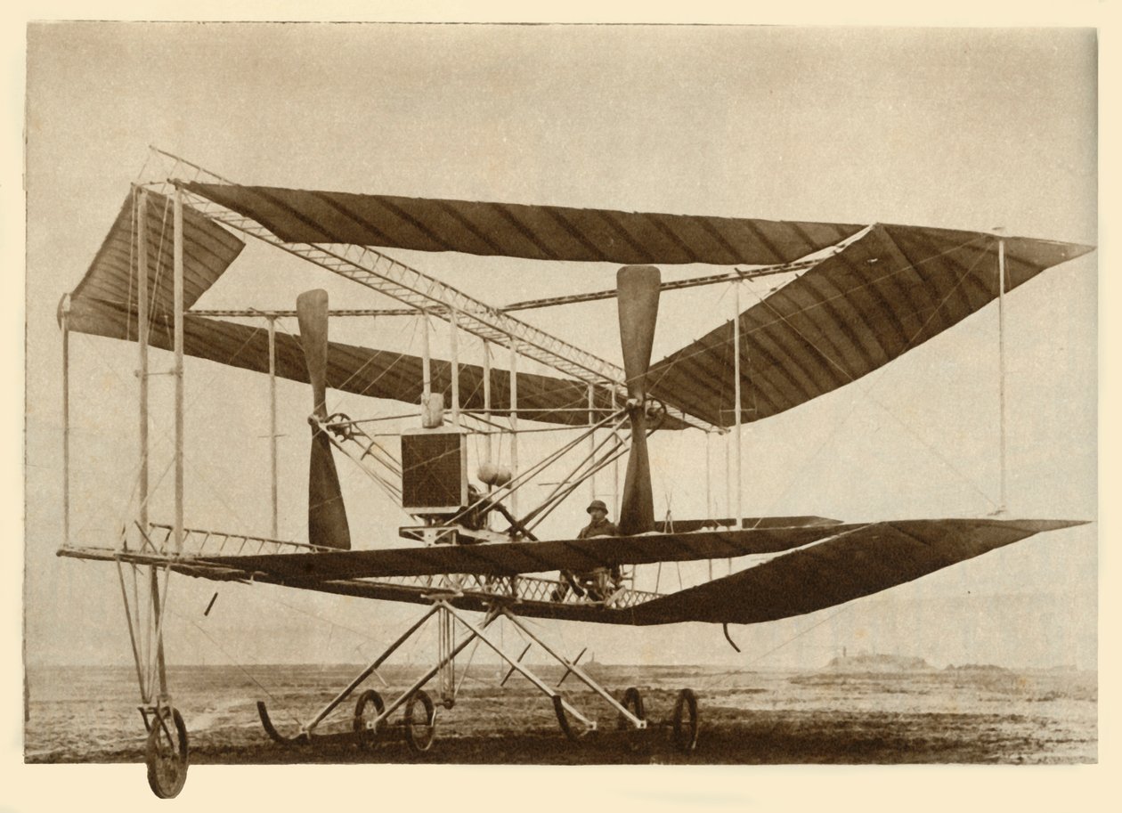 Edwards Rhomboidal biplan, c1911, 1935. av Unbekannt