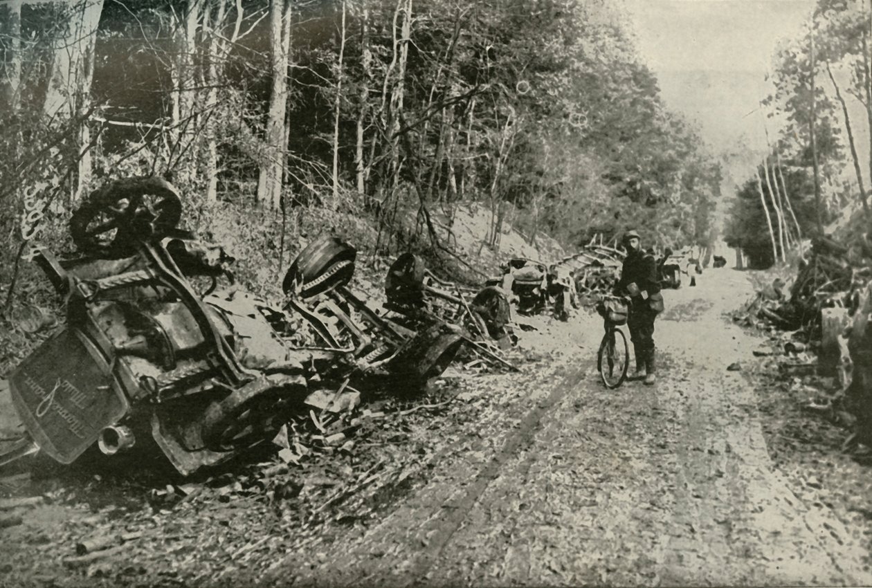 Effekten av brittisk skaleld, 1919. av Unbekannt