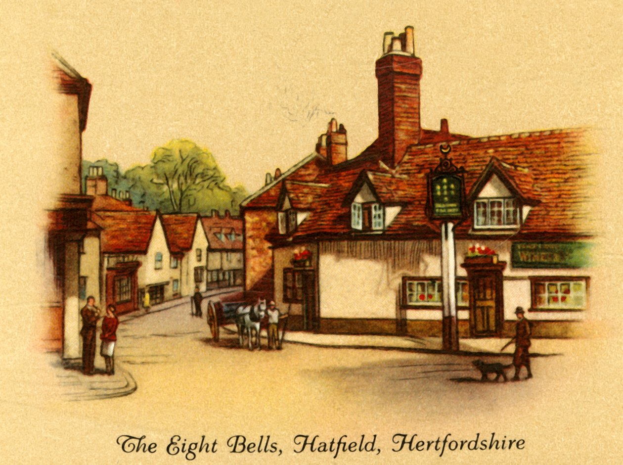 De åtta klockorna, Hatfield, Hertfordshire, 1939. av Unbekannt