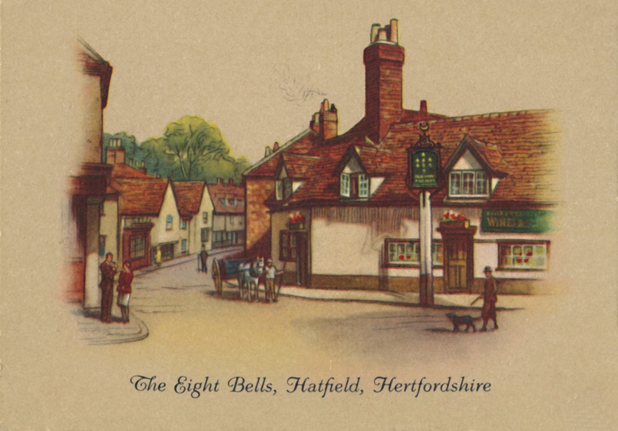 De åtta klockorna, Hatfield, Hertfordshire, 1939 av Unbekannt