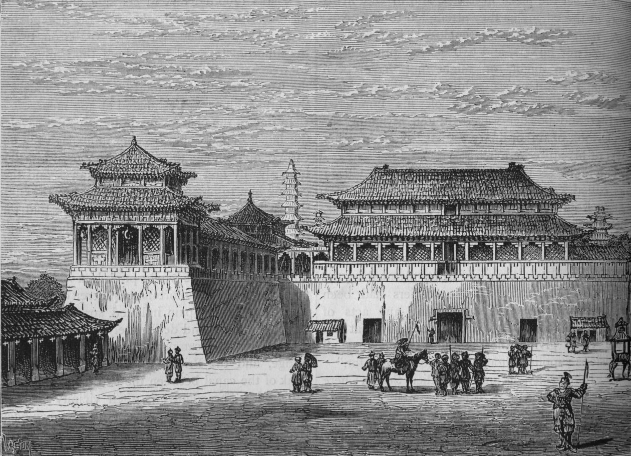 Kejsarpalatset, Pekin, c1880 av Unbekannt