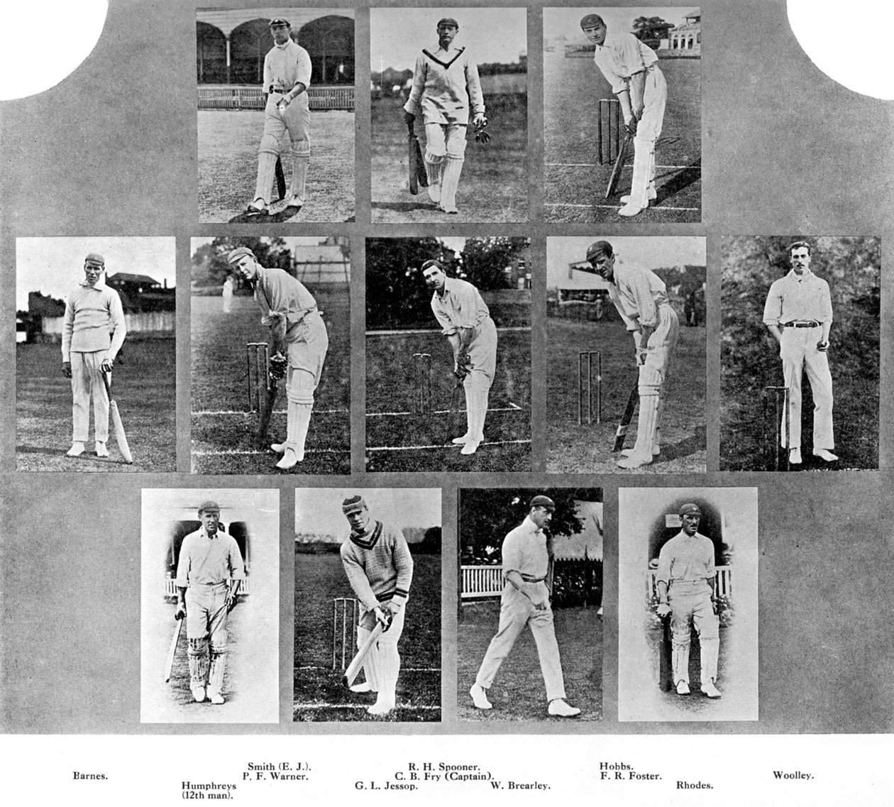 Englands cricketlag 1912 av Unbekannt