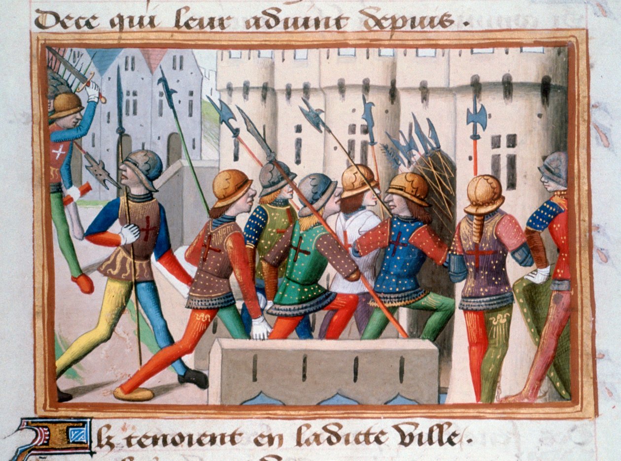 Engelsmännen jagades ut ur Paris, april 1436, 1484 av Unbekannt