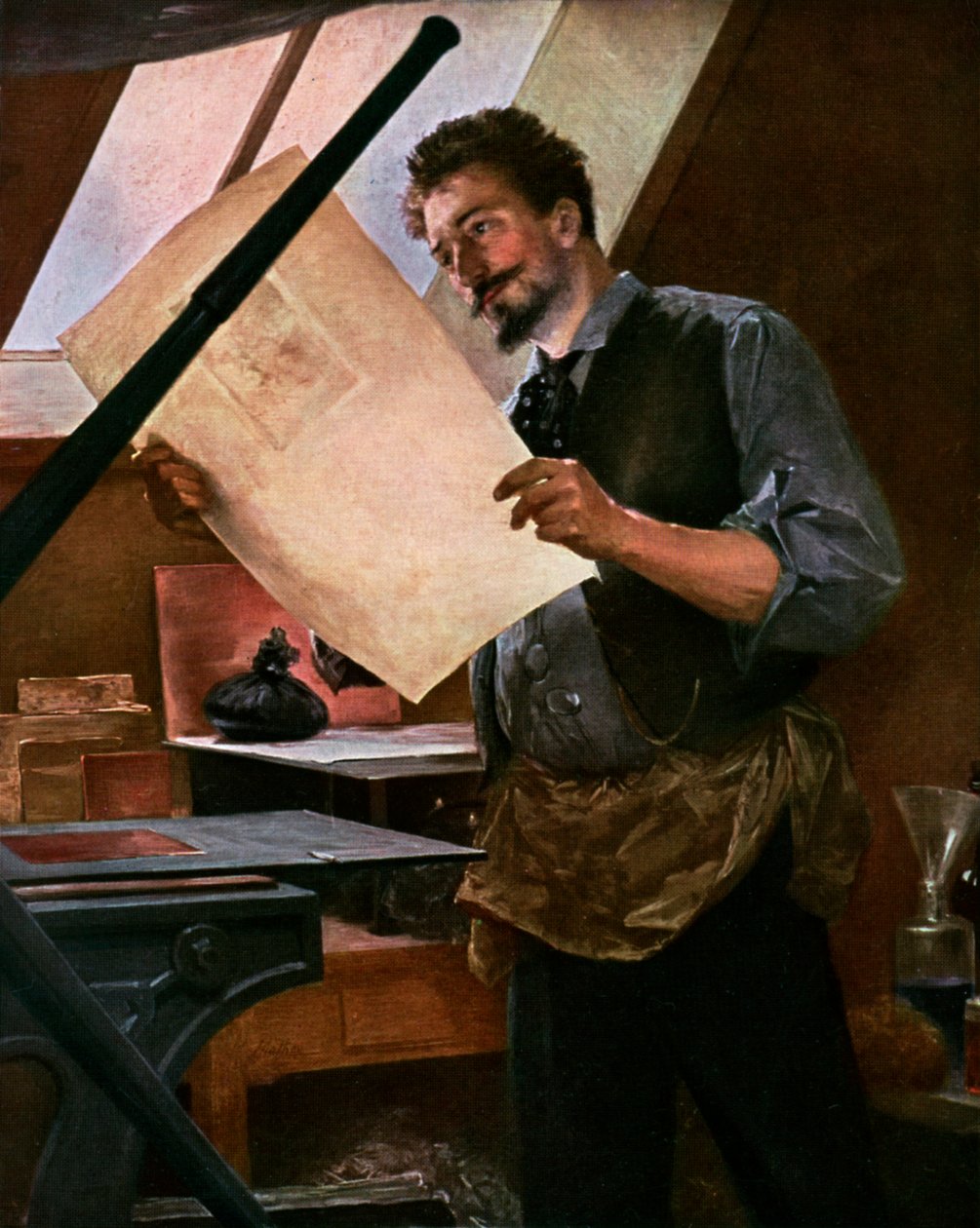 Gravören, 1911-1912 av Unbekannt