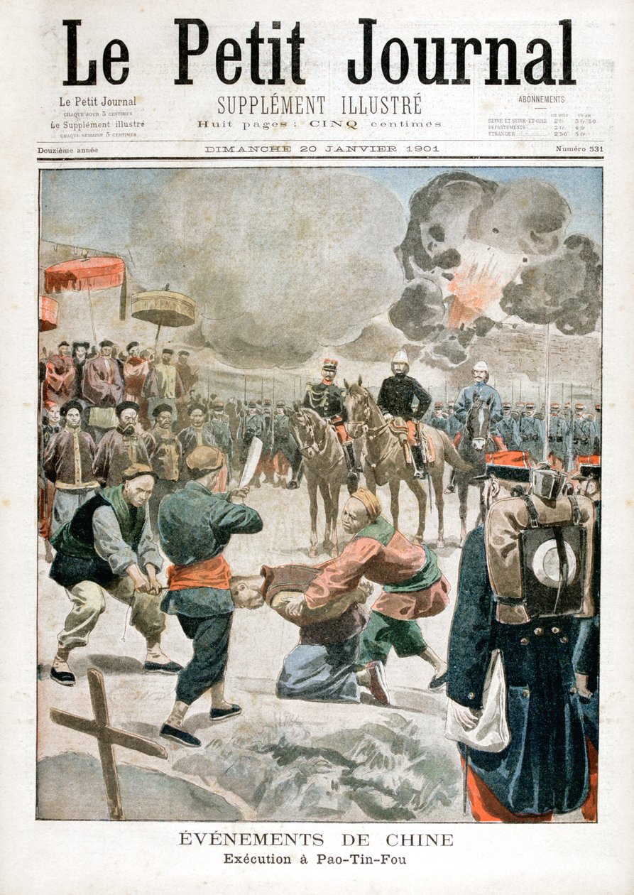 Avrättningen av Pao-Tin-Fou, 1901 av Unbekannt