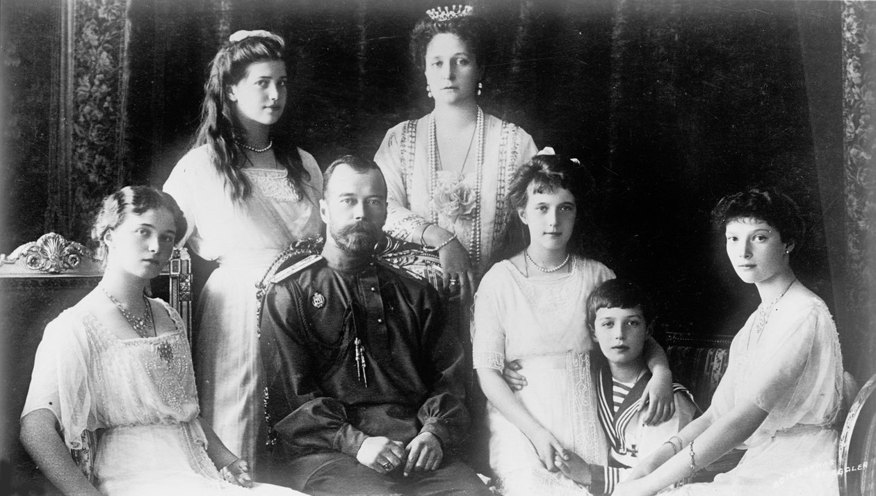 Familjen till tsar Nikolaj II av Ryssland, 1910-talet. av Unbekannt