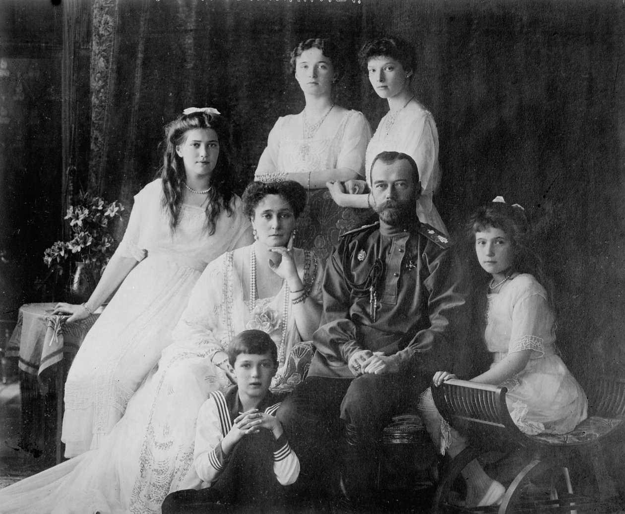 Familjen till tsar Nikolaj II av Ryssland, 1910-talet. av Unbekannt