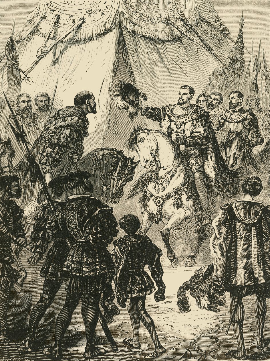 Guldtygets fält, 1520, 1890. av Unbekannt
