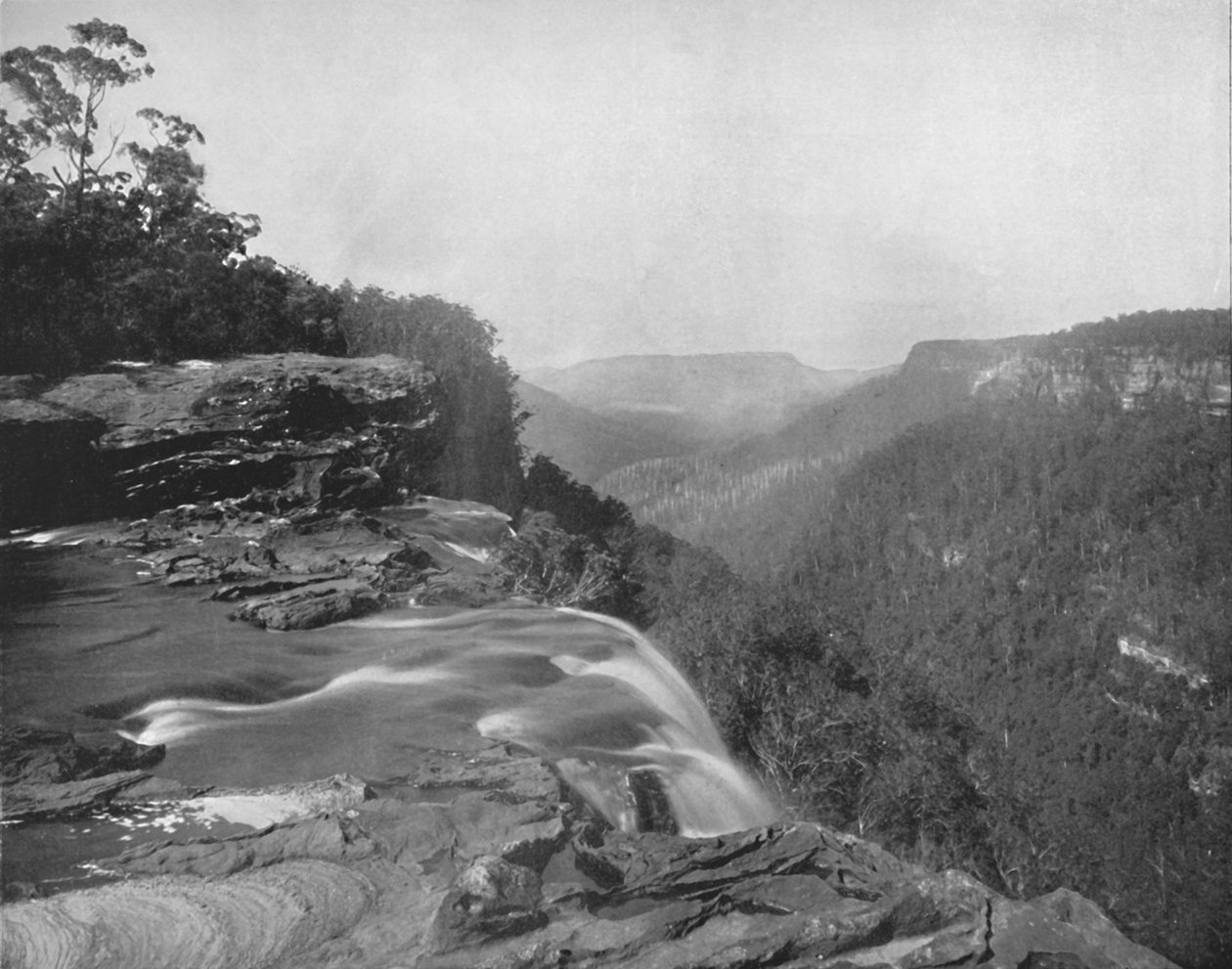 Fitzroy Falls, 1800-talet av Unbekannt