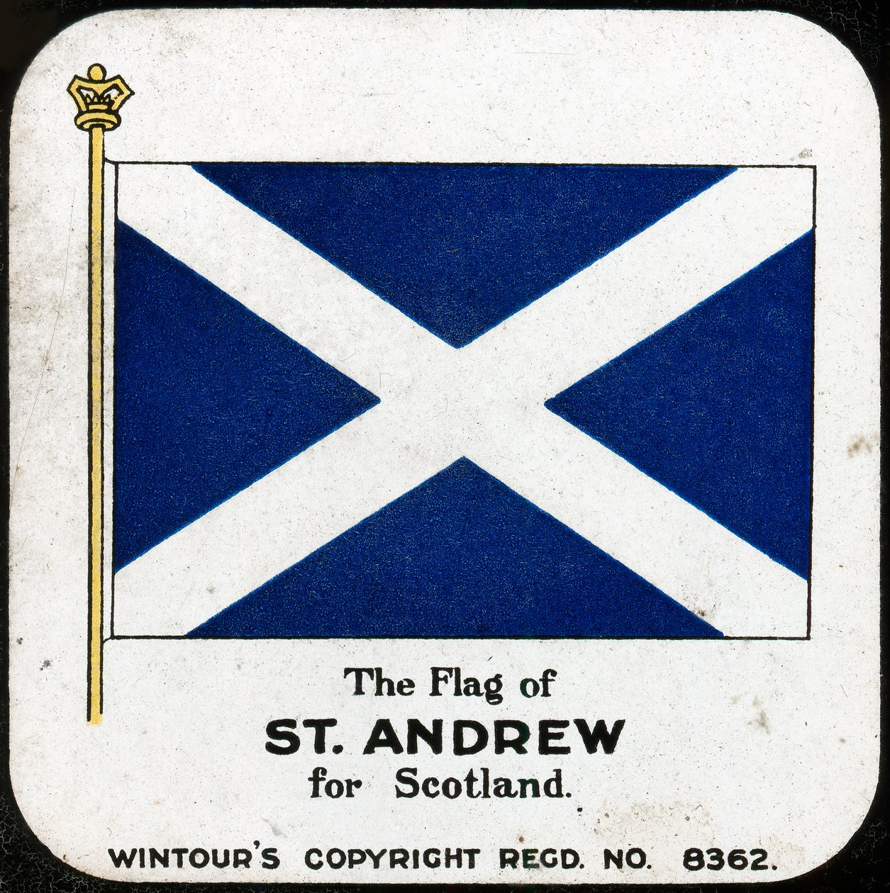 St Andrews flagga för Skottland, c1910-talet av Unbekannt