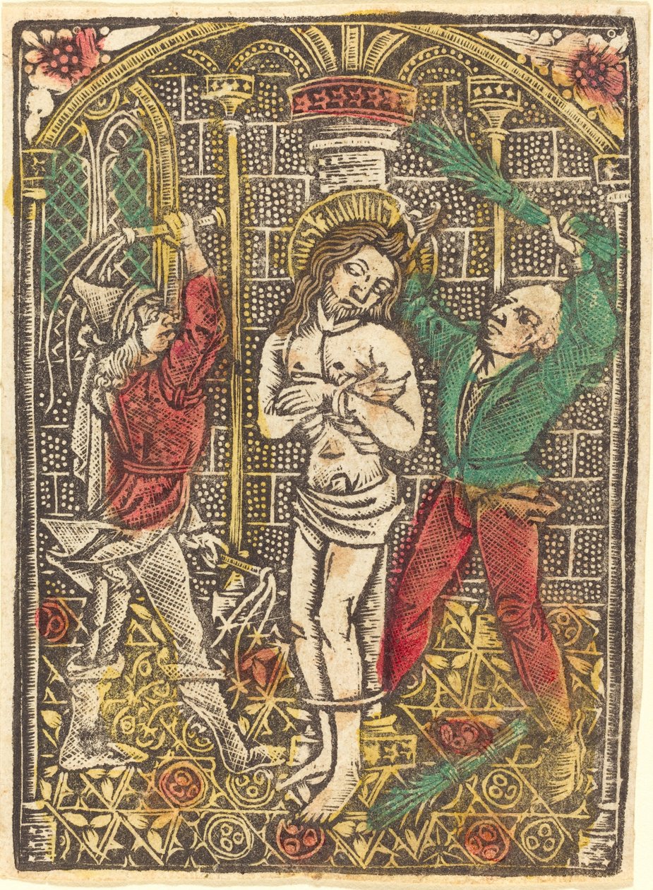 Flagelationen, ca. 1480. av Unbekannt