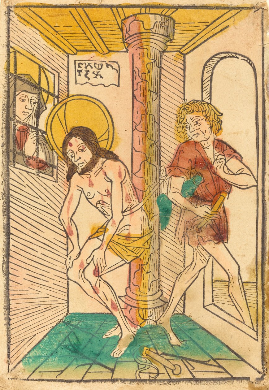 Flagglingen i Marias närvaro, 14651475. av Unbekannt