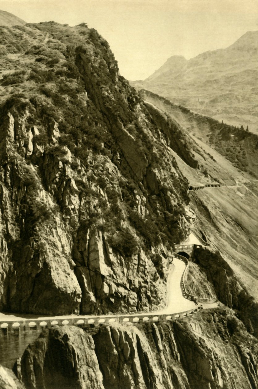Flexenpasset, Vorarlberg, Österrike, c1935. av Unbekannt