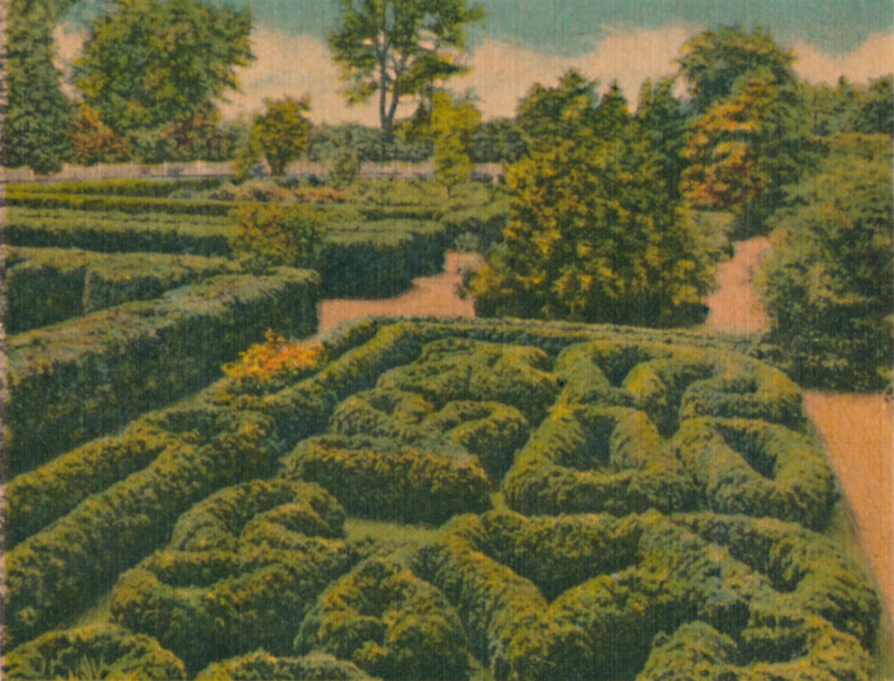 Blomsterträdgården, allmän utsikt, 1946 av Unbekannt