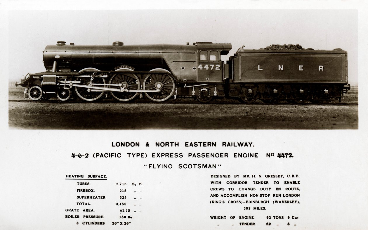 The Flying Scotsman ånglokomotiv, 1900-talet av Unbekannt