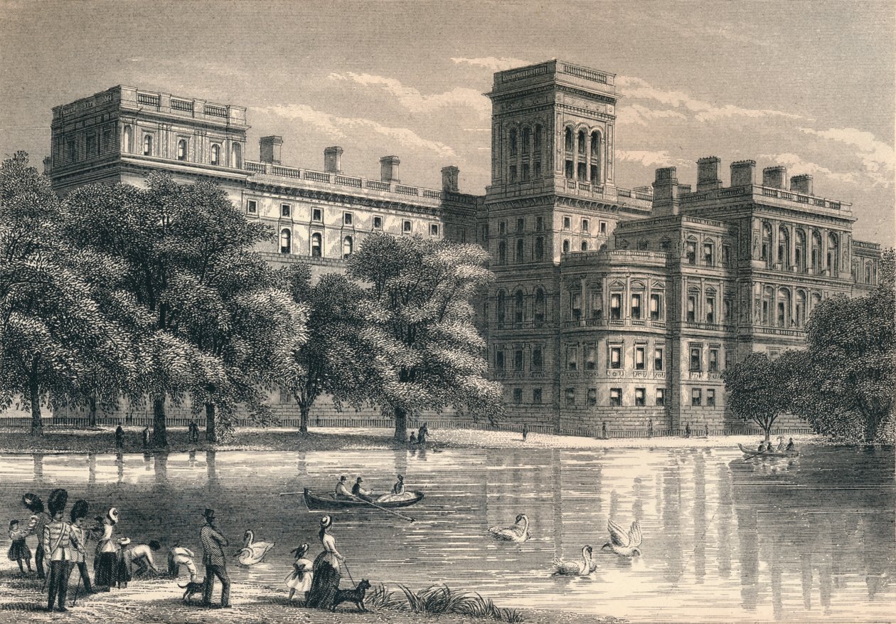 Utrikesministeriet, Westminster, London, c1850 1878 av Unbekannt