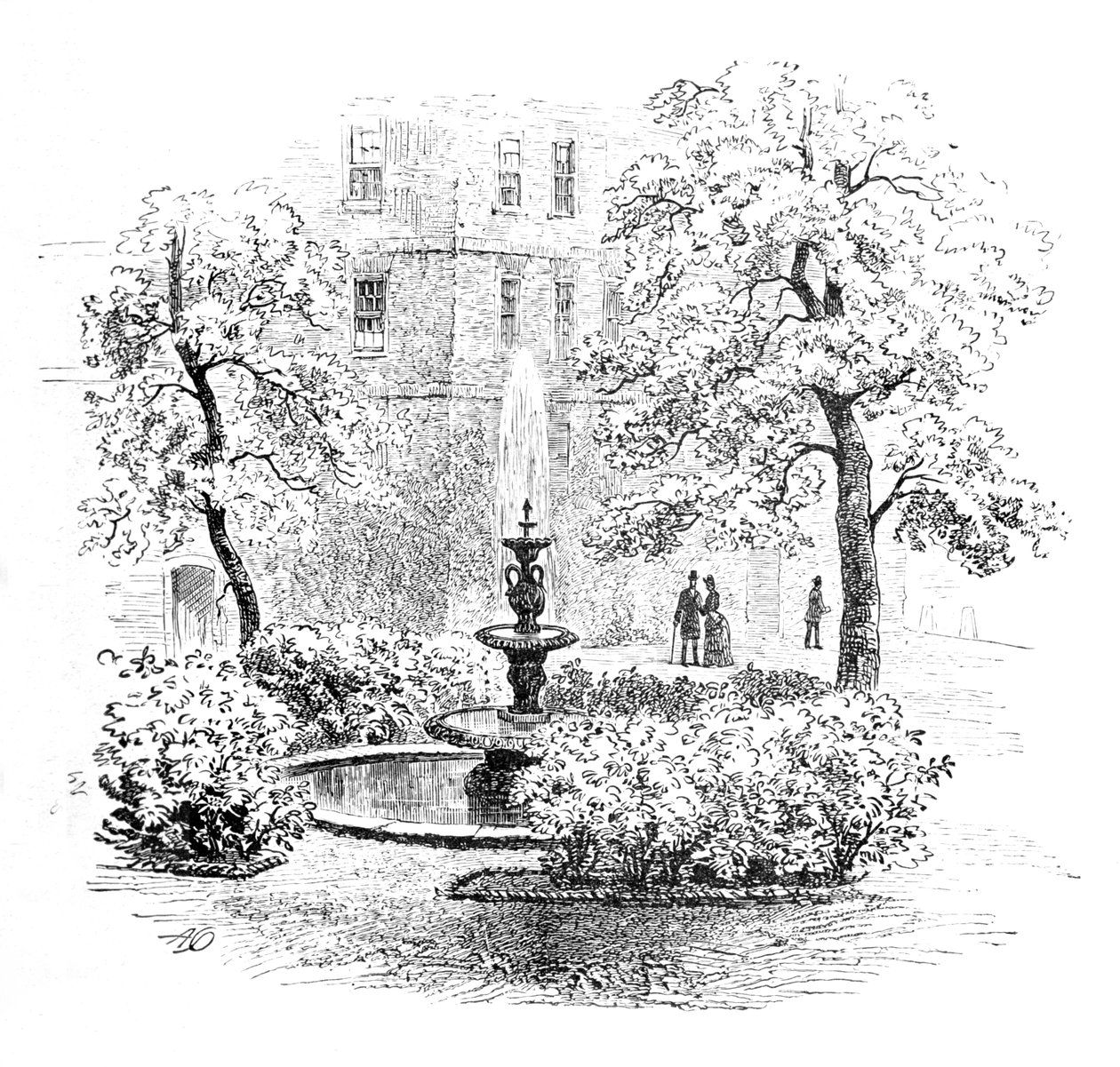 Fontänen, Mellantemplet, 1890 av Unbekannt