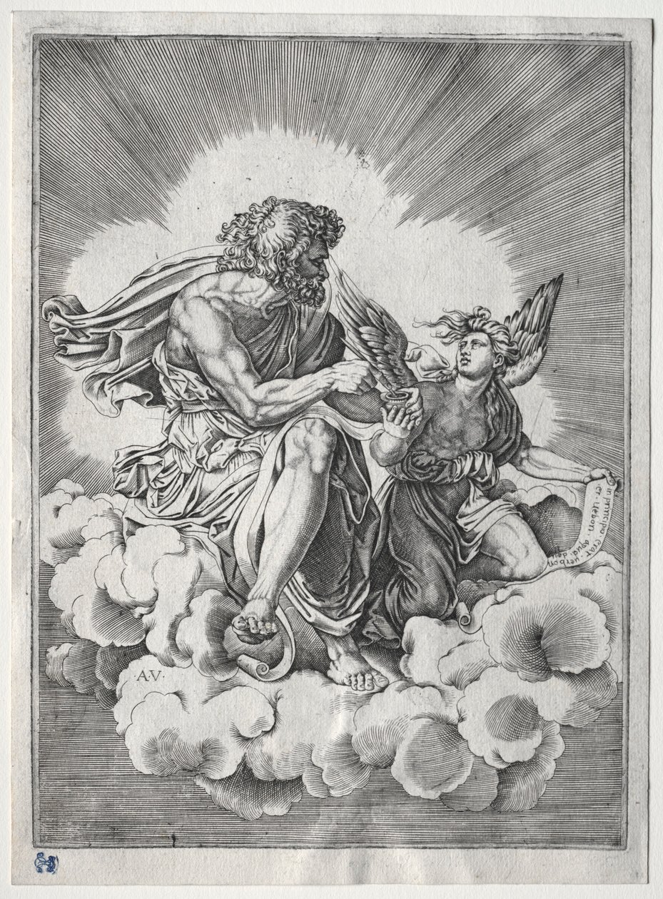 De fyra evangelisterna: St. Matteus, ca. 1518. av Unbekannt