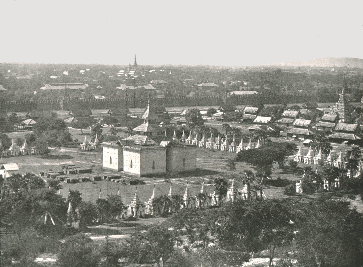 De fyrahundrafemtio templen, Mandalay, Burma, 1895. av Unbekannt