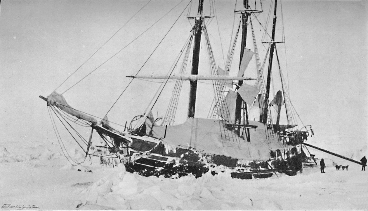 Fram när den grävdes ur tryckhögen. Slutet av mars 1895, 1897 av Unbekannt