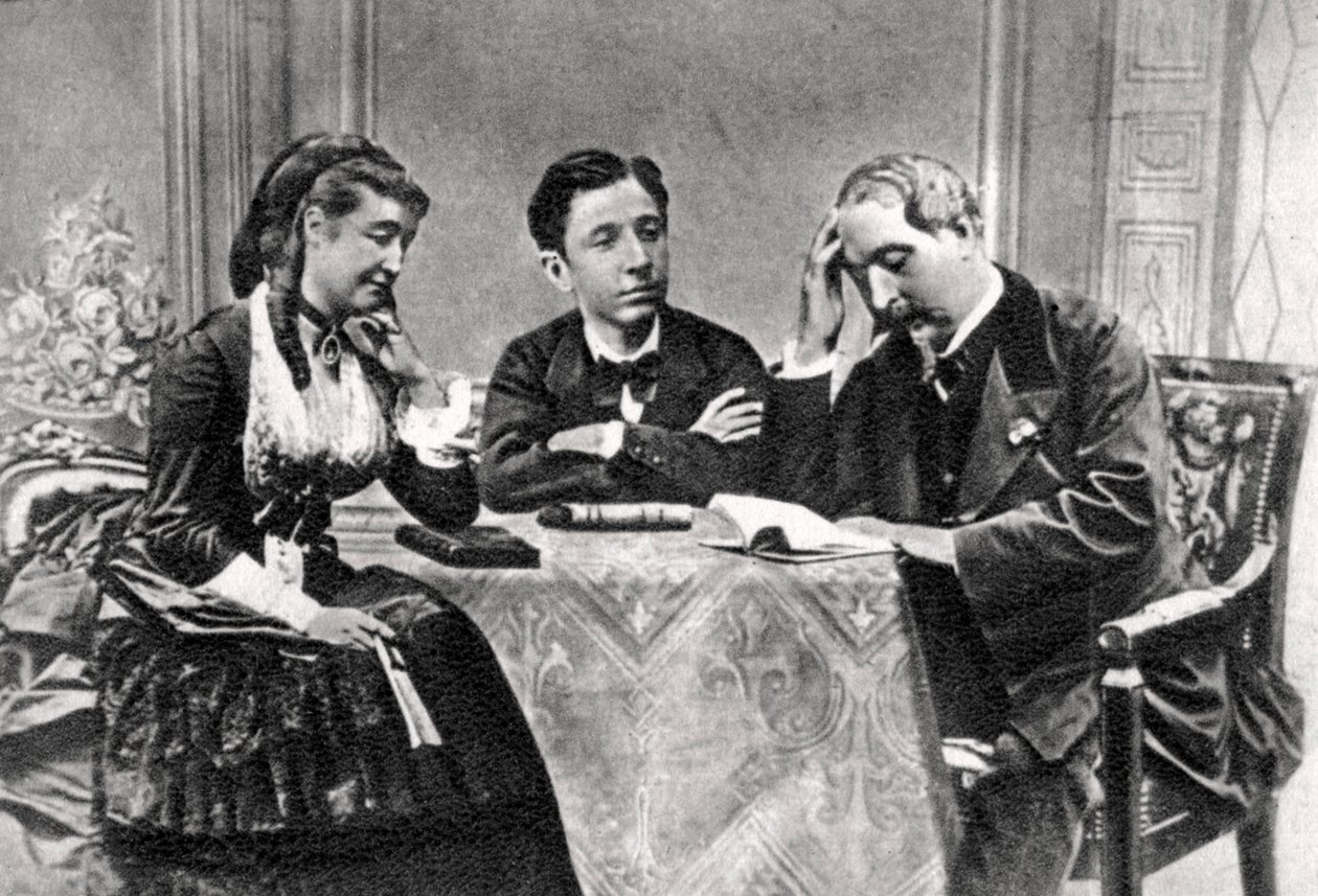 Den franska kejsarfamiljen i exil, Chislehurst, Kent, 1871-1873 av Unbekannt