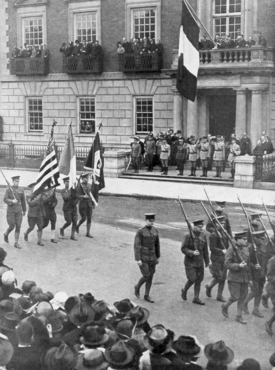 Det franska militäruppdraget till Amerika, Harvard Club, Boston, Massachusetts, USA, 1917 av Unbekannt