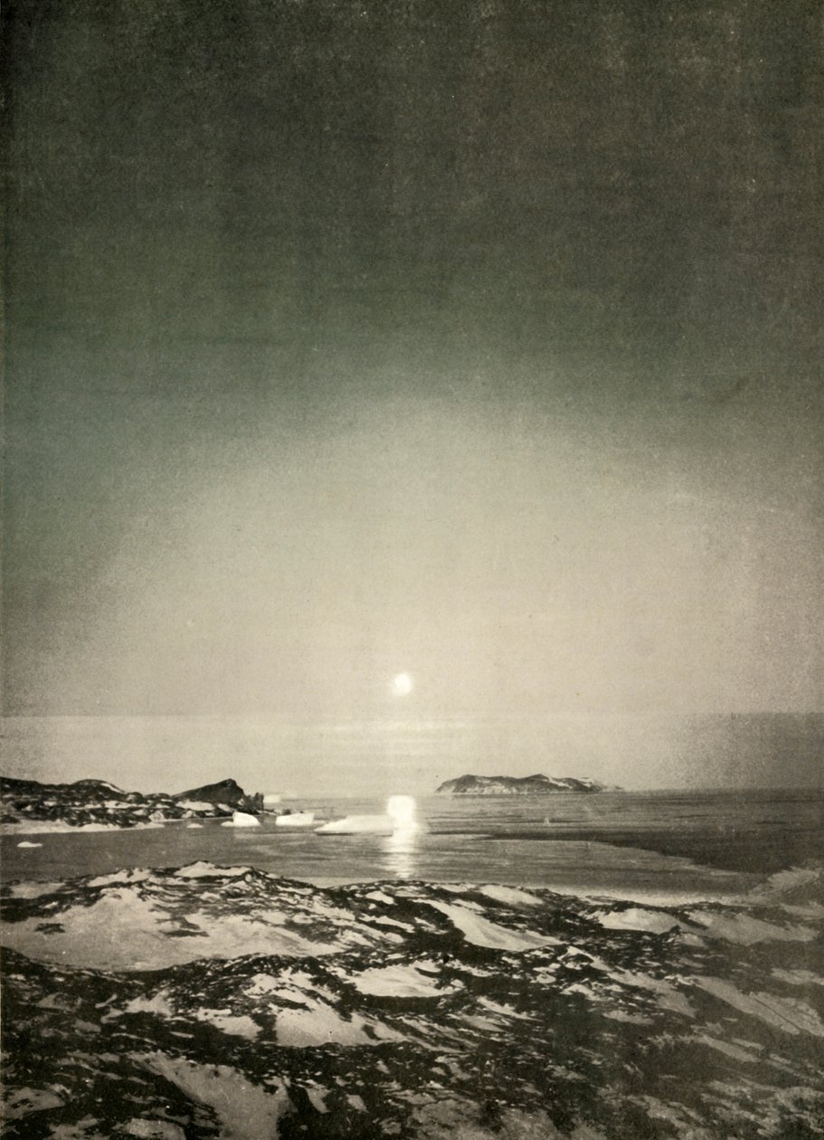 Fullmånen i höstskymningens tid, c1908, 1909. av Unbekannt