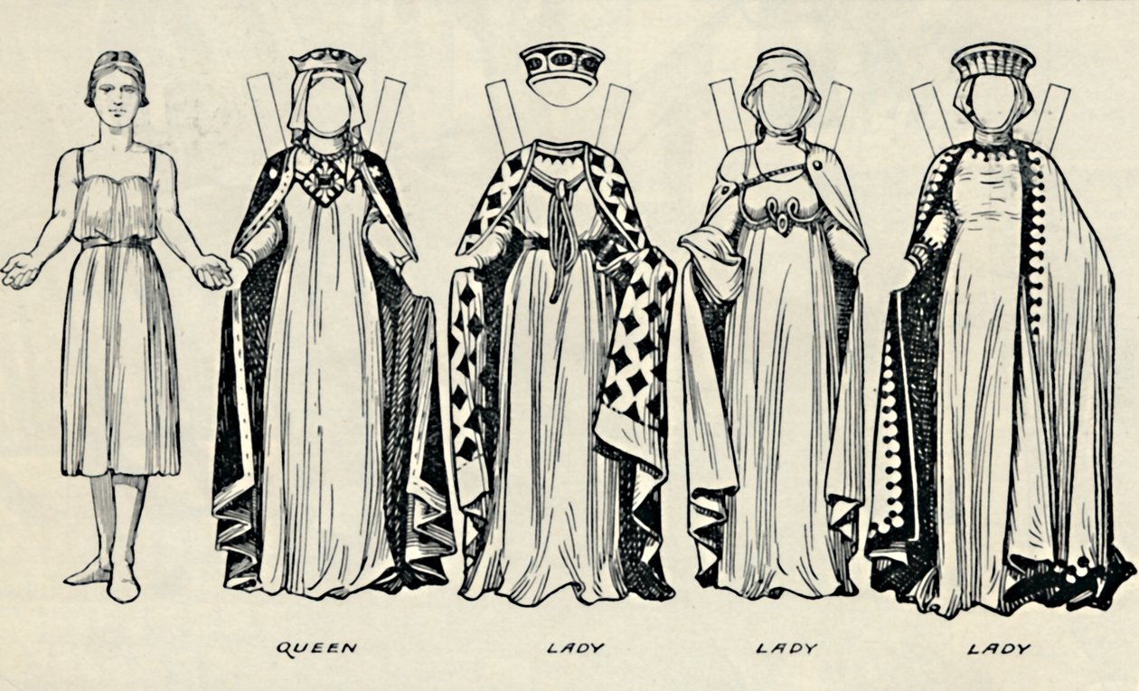The Gallery of British Costume: How The English Dressed in King Johns Time, c1934 av Unbekannt