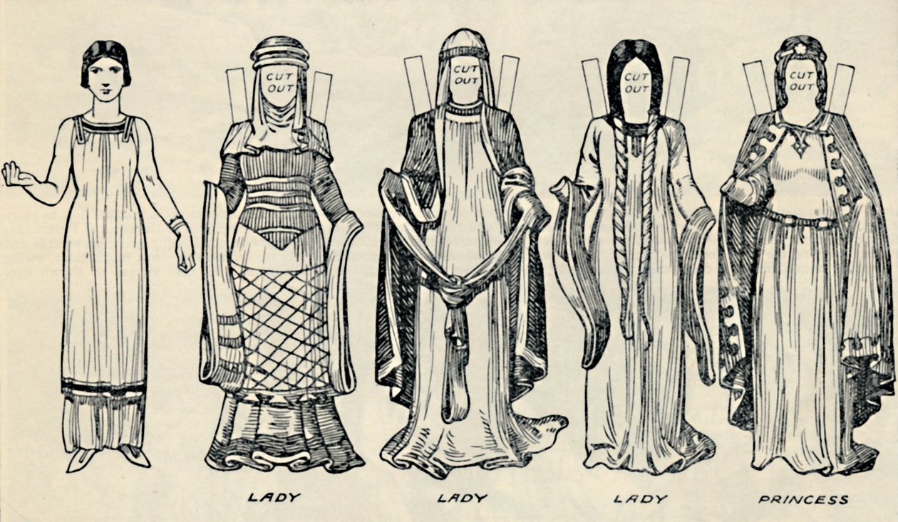 The Gallery of British Costume: The Dress People Wear in Norman Times, c1934 av Unbekannt