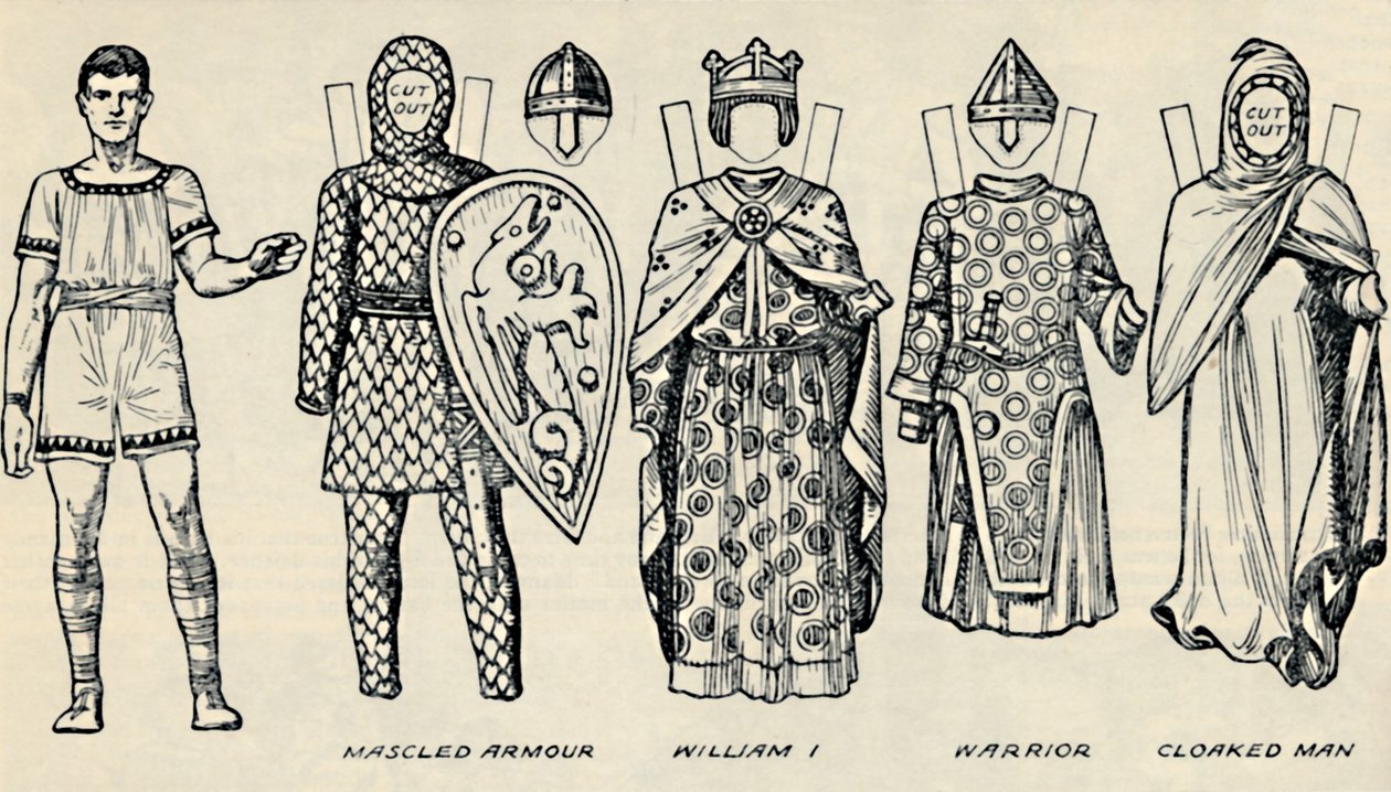 The Gallery of British Costume: The Dress People Wear in Norman Times, c1934 av Unbekannt