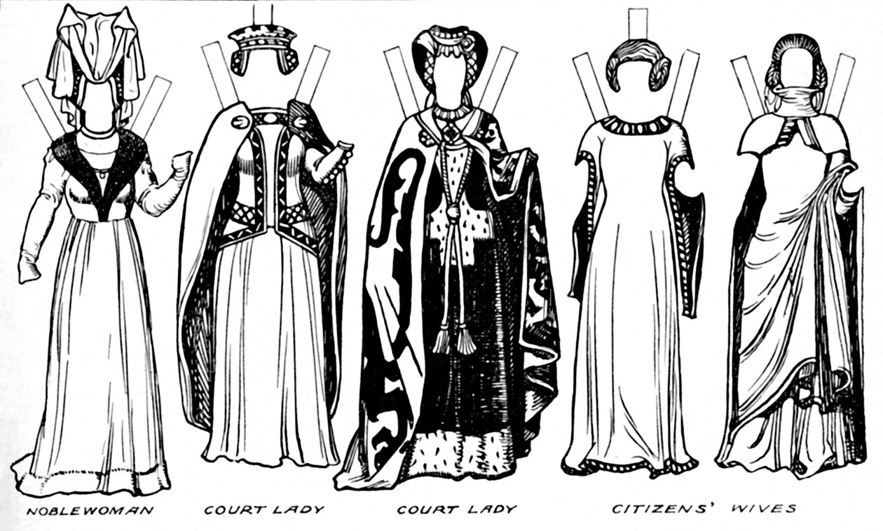 The Gallery of Costume: In the Days of the Second and Third Edwards, c1934 av Unbekannt