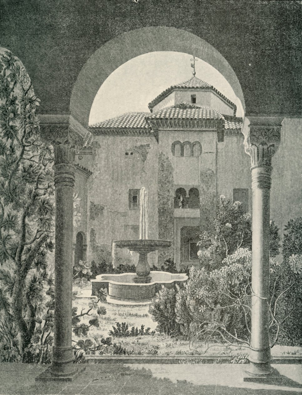 Lindarajas trädgård, 1800-talet, 1907. av Unbekannt
