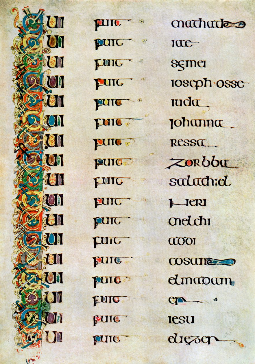 The Genealogy of Christ, 800 AD, 1900-talet av Unbekannt
