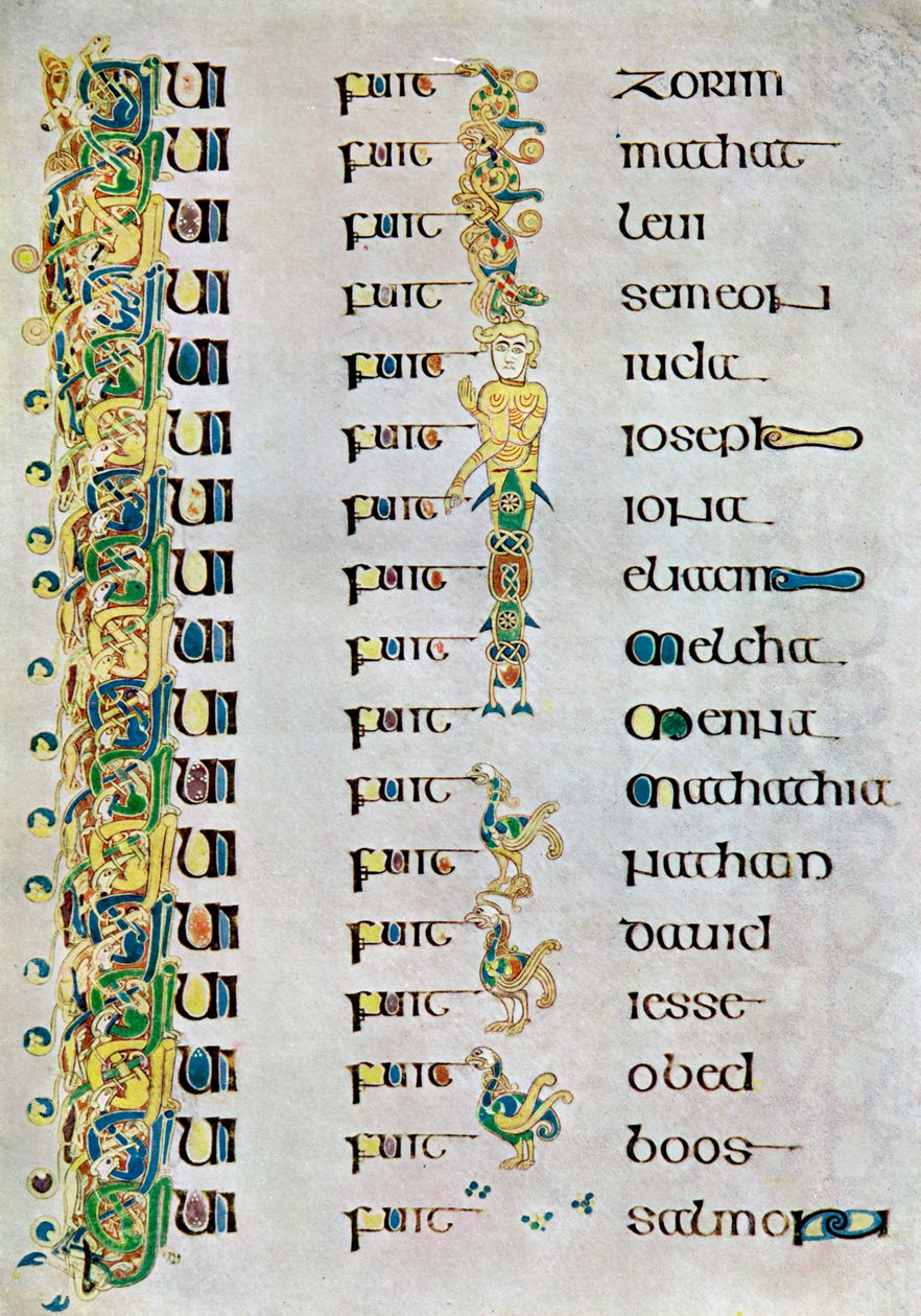 The Genealogy of Christ, 800 AD, 1900-talet av Unbekannt