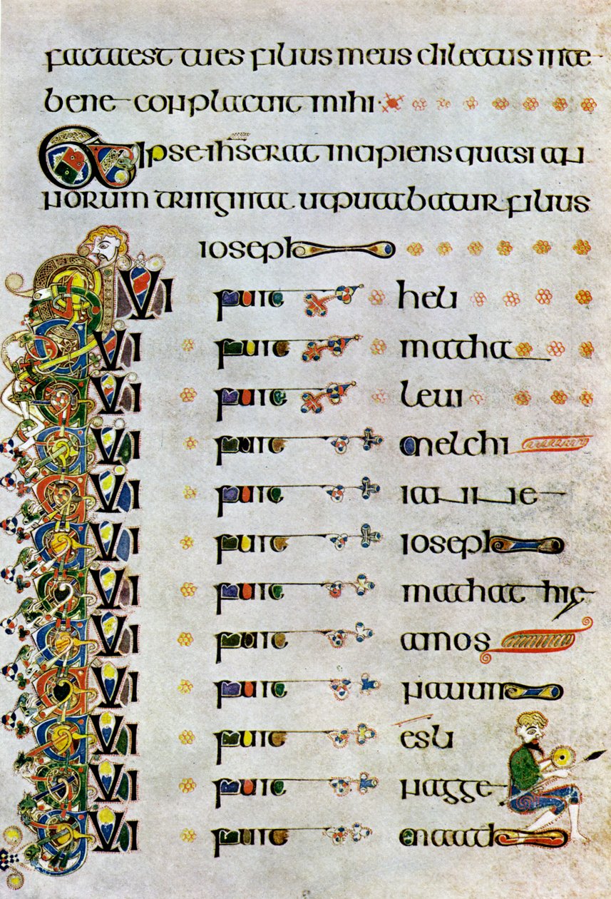 The Genealogy of Christ, 800 AD, 1900-talet av Unbekannt