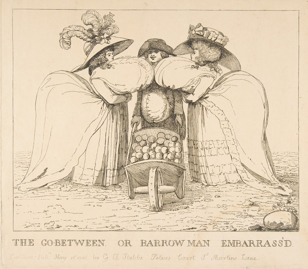 The Go-Between eller Barrow Man Embarrassd, 15 maj 1786. av Unbekannt