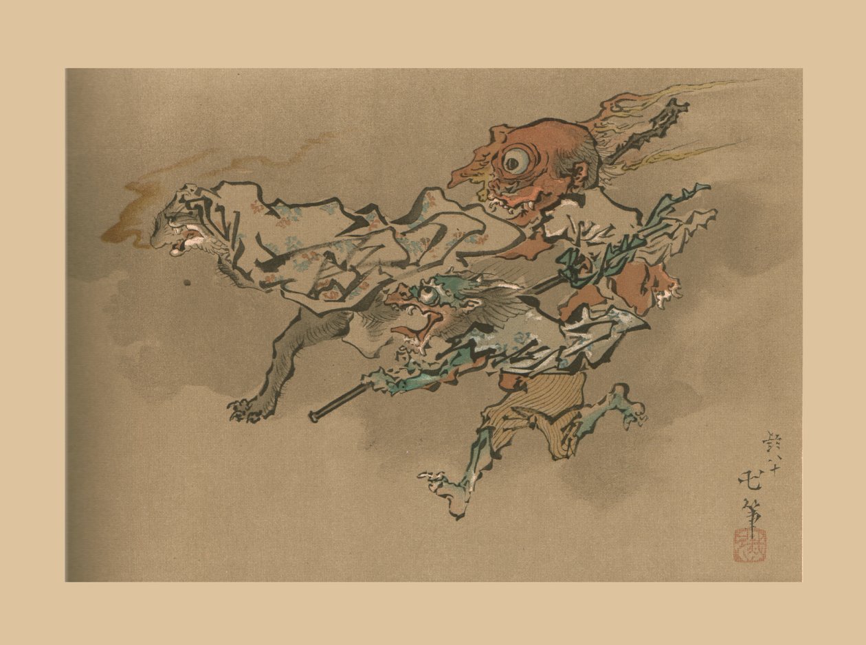 The Goblin Flight, sent 1700-tidigt 1800-tal, 1886 av Unbekannt