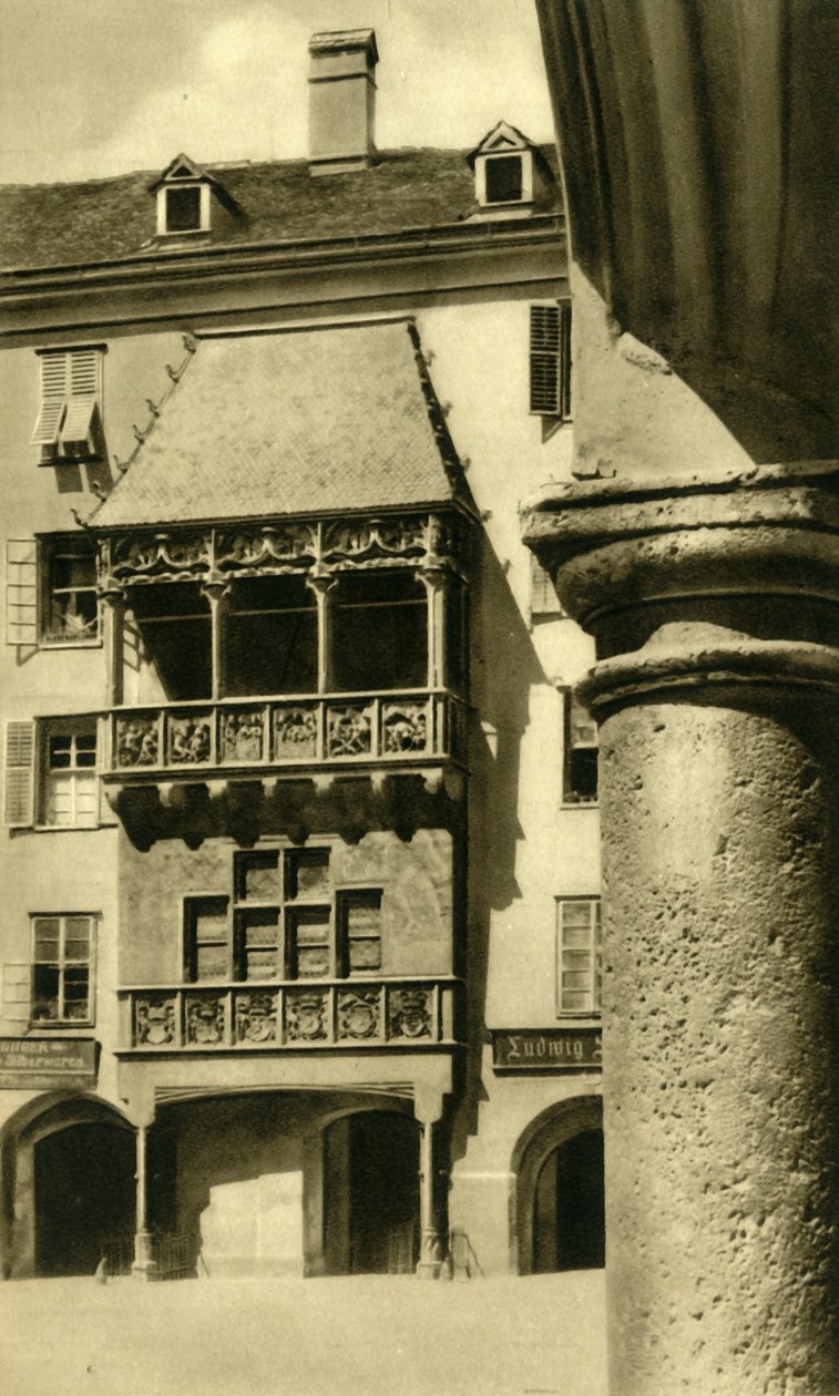 The Goldenes Dachl, Innsbruck, Tyrolen, Österrike, c1935. av Unbekannt