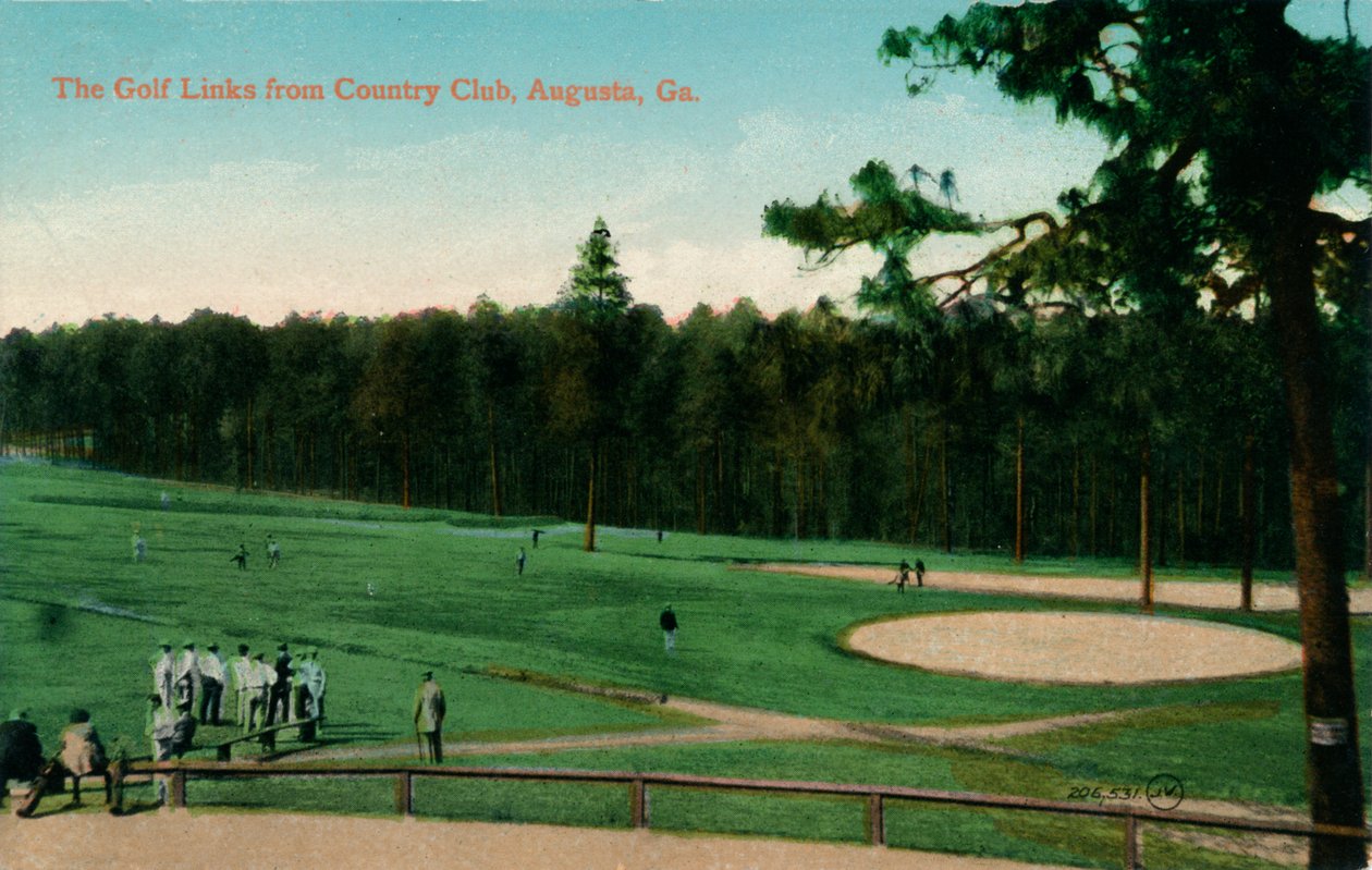 Golflänkarna från Country Club, Augusta, Georgia, c1910 av Unbekannt