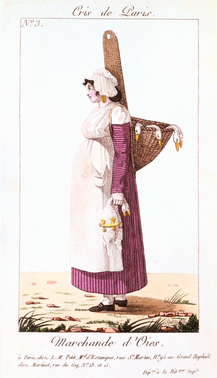 Gåssäljaren, 1826 av Unbekannt