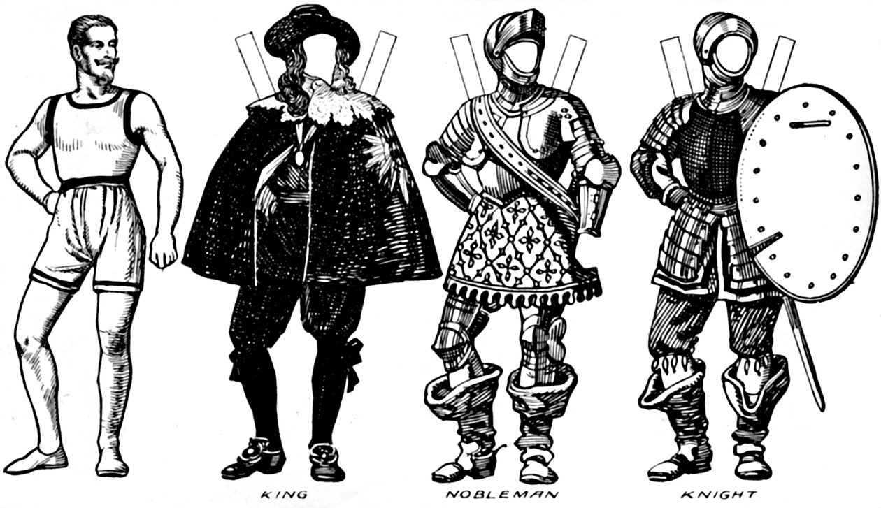 The Great Gallery of Historic Costume: Some Dresses of Charles The Firsts Time, c1934 av Unbekannt