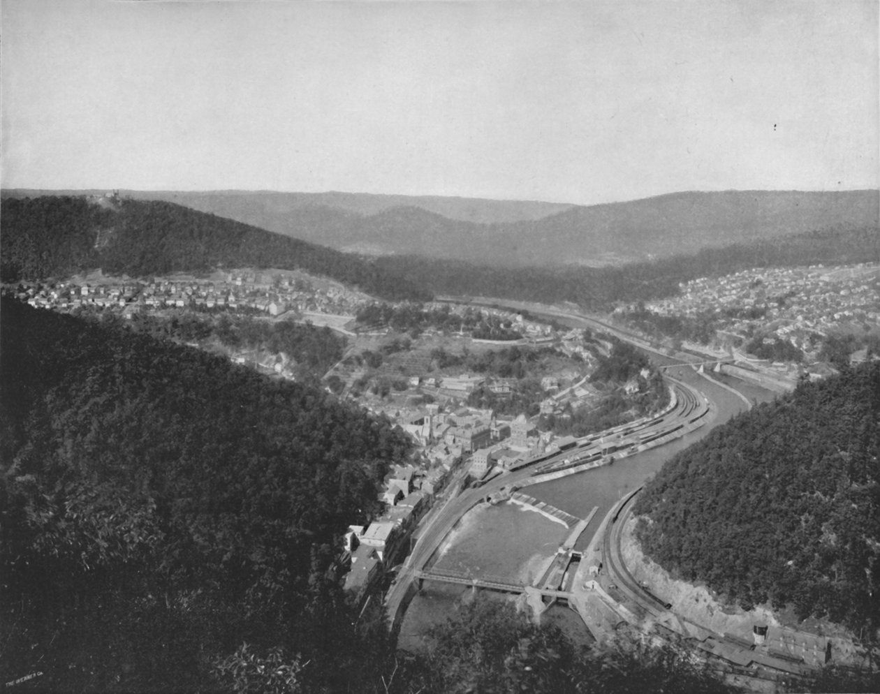 The Great Loop at Mauch Chunk, 1800-talet av Unbekannt