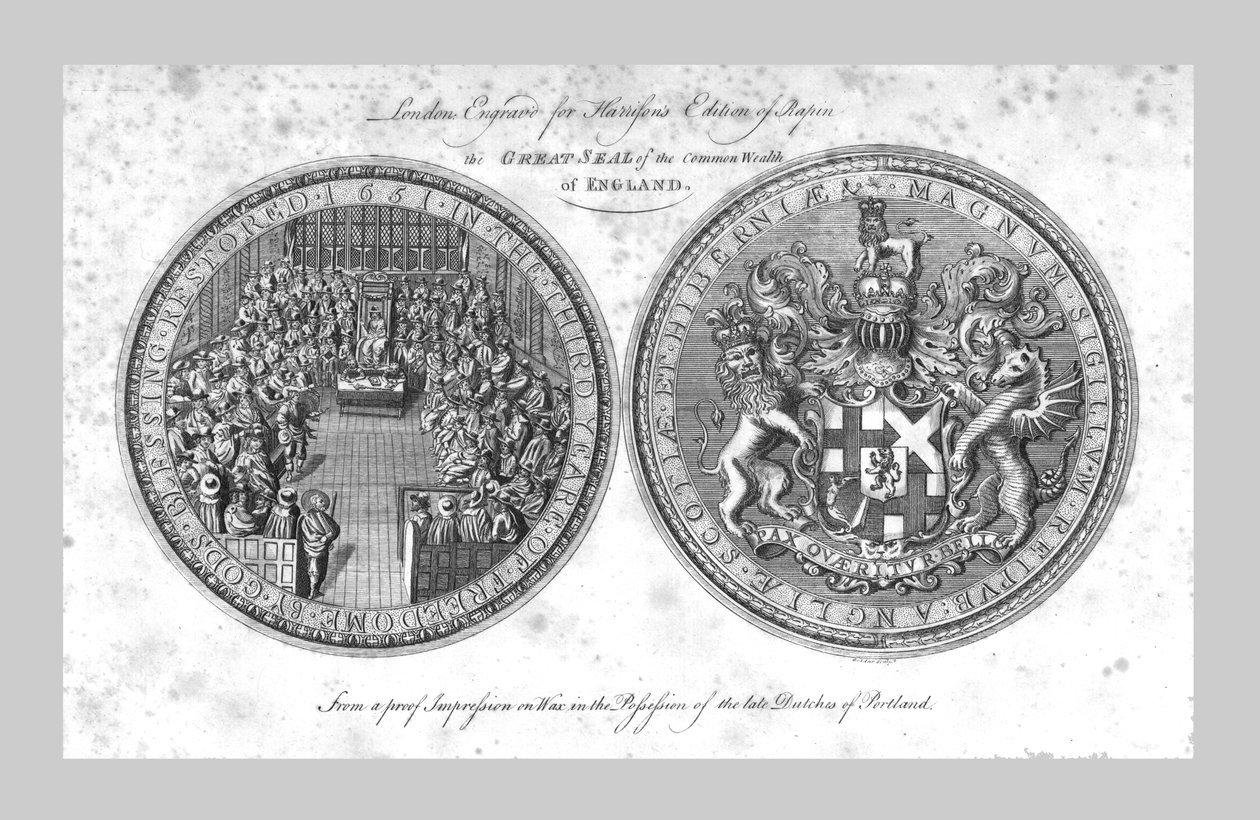 The Great Seal of the Commonwealth of England, 1785. av Unbekannt