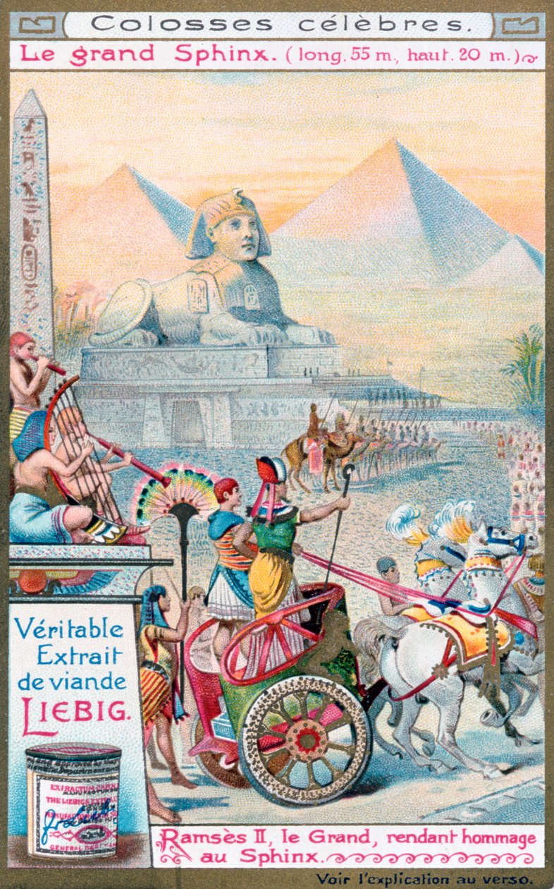 Den stora sfinxen i Giza, Egypten, c1890-1910 av Unbekannt
