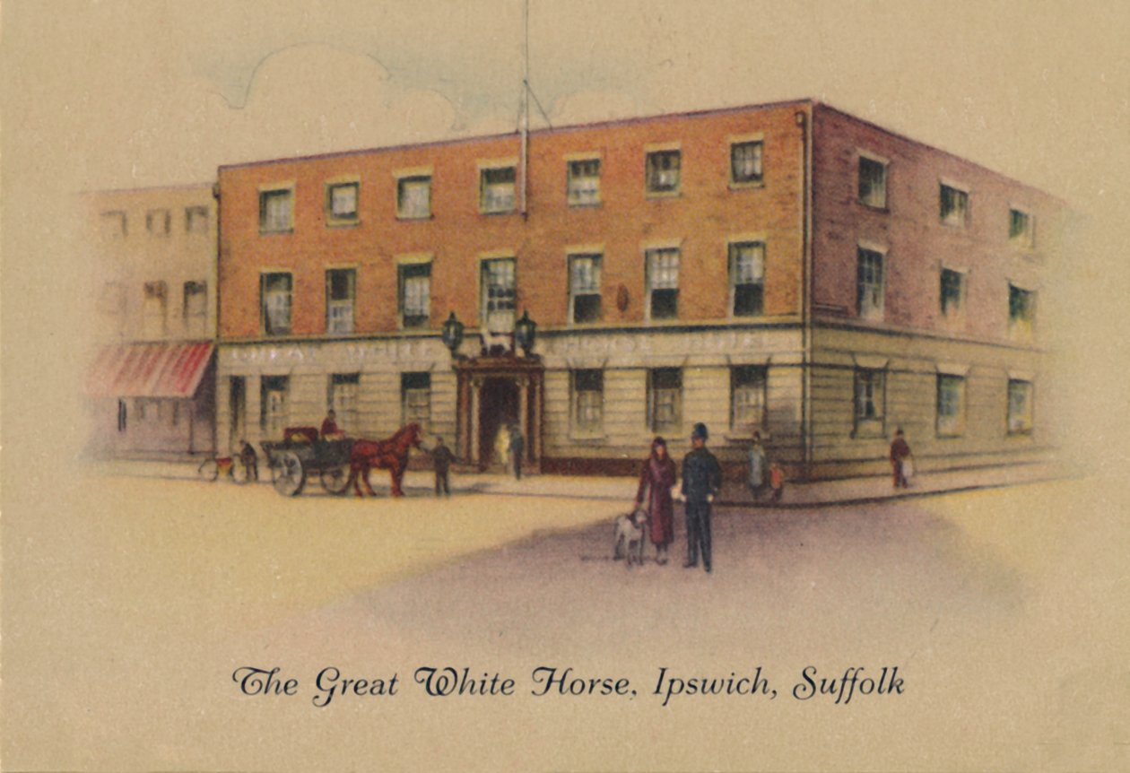 Den stora vita hästen, Ipswich, Suffolk, 1939 av Unbekannt